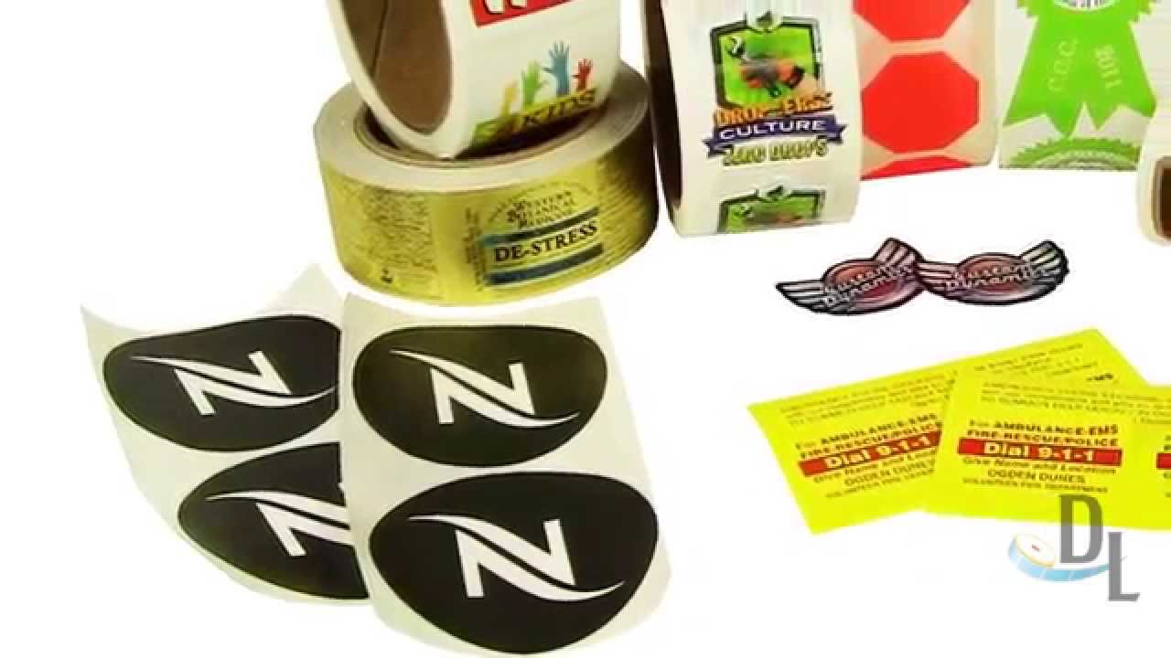 Custom Die Cut Labels.