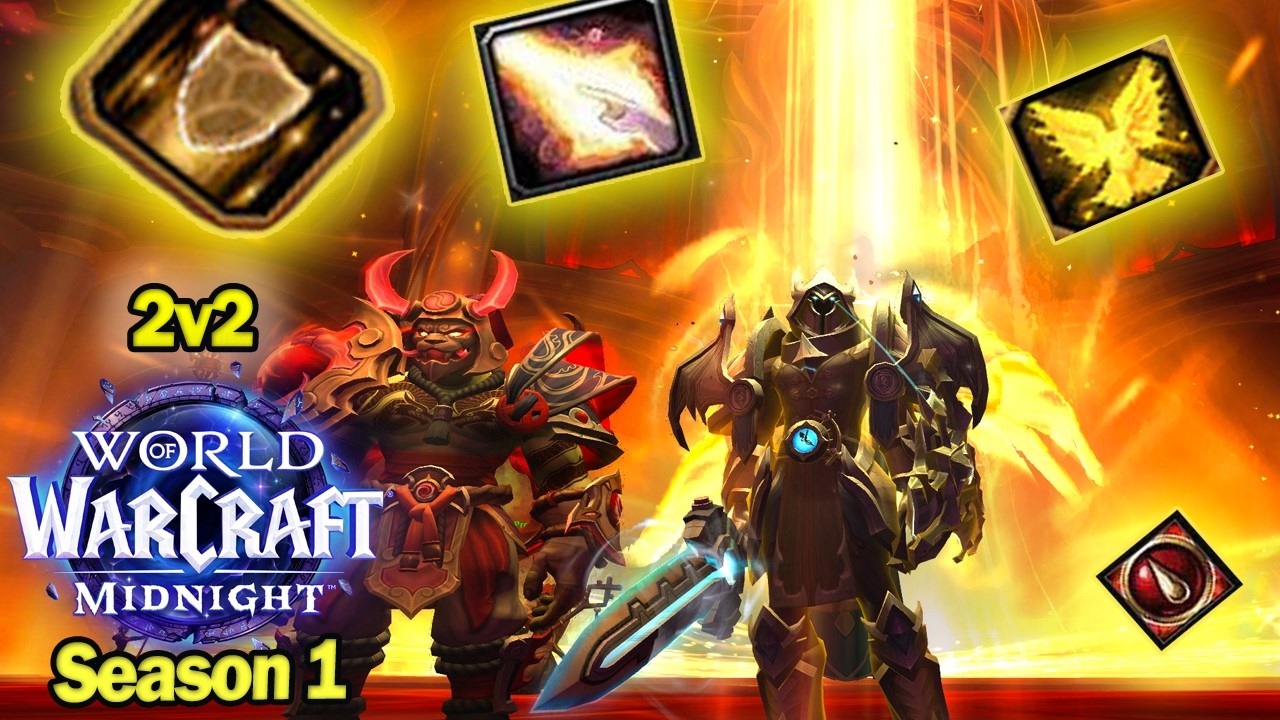 Арена PVP 2v2 для Священного Паладина (WoW Midnight, 1 сезон) [Патч 12.0]