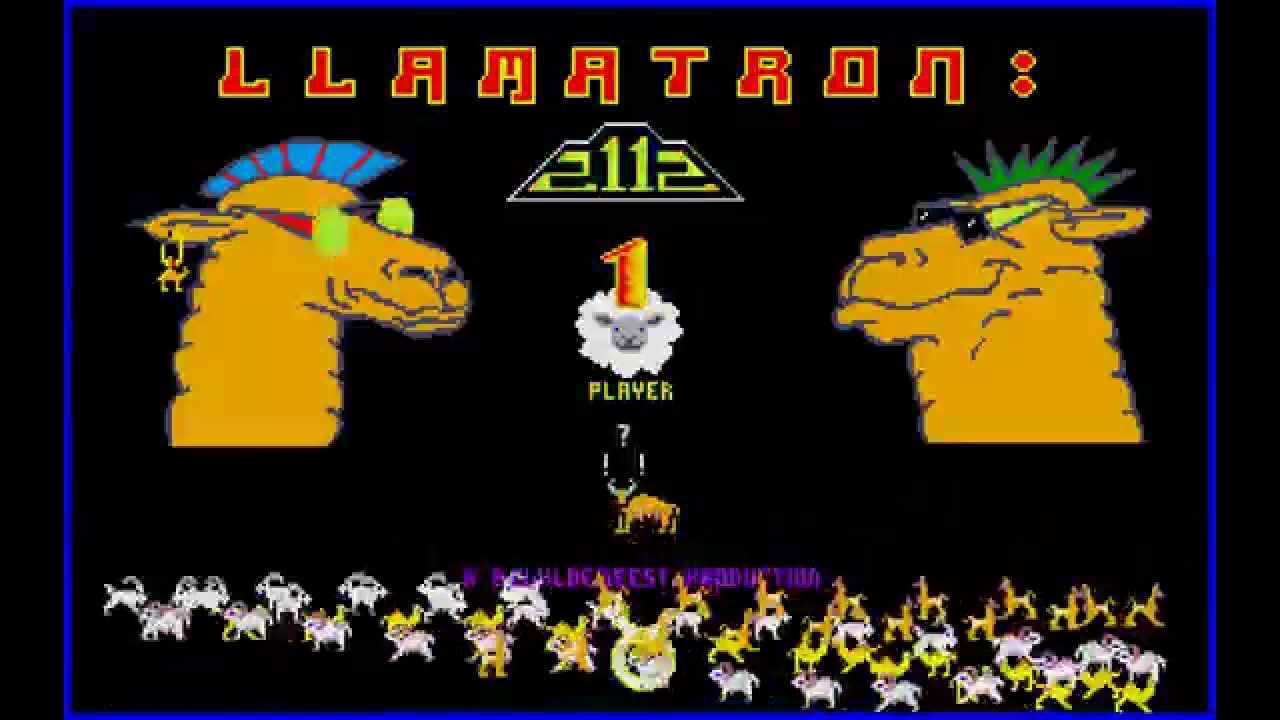 DOS Game: Llamatron - 2112