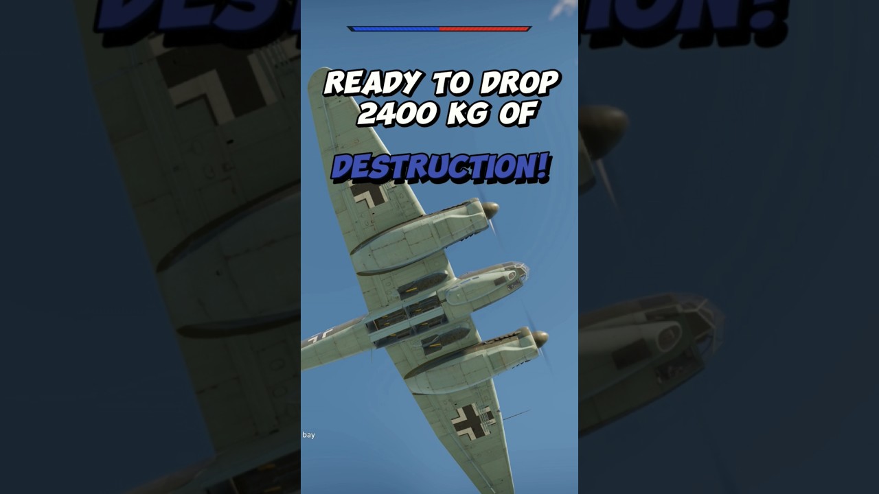 Ju 88 A-4 bombing run / SC500K (500 kg) - #warthunder #realistic #bombing