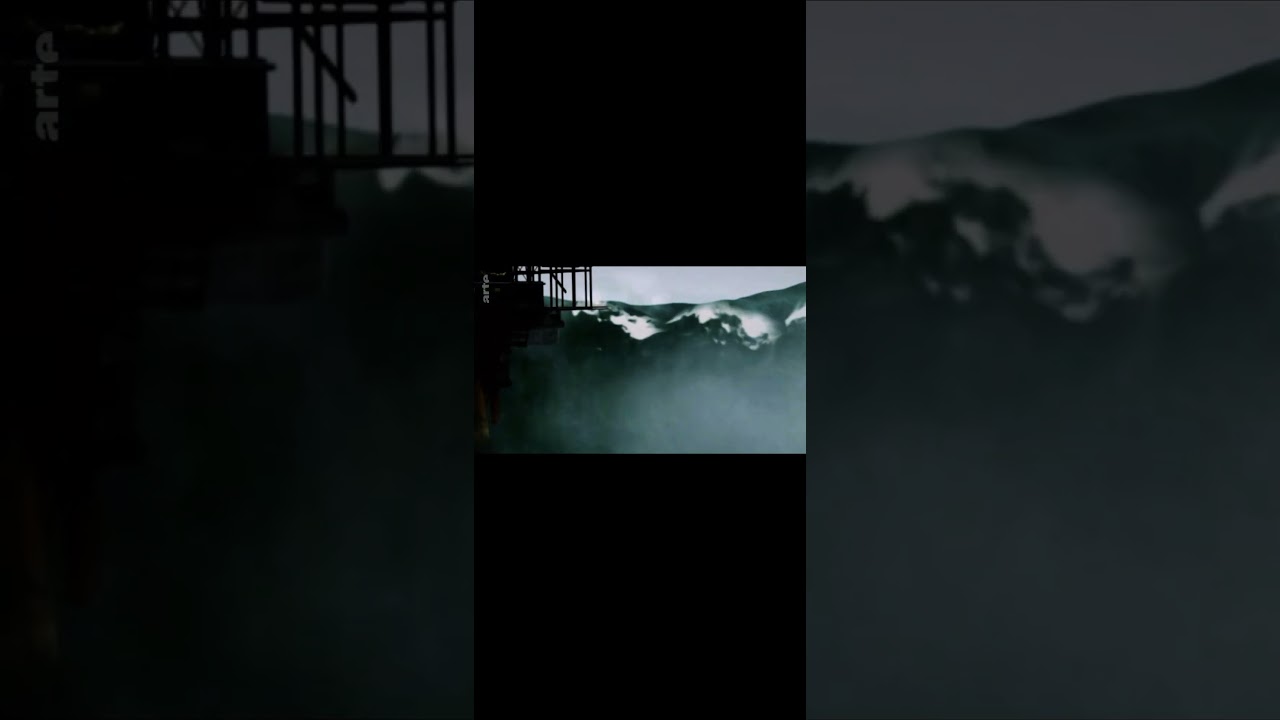 draupner wave (rogue wave captured from oil rug, 1st jan 1995) from ARTE documentary