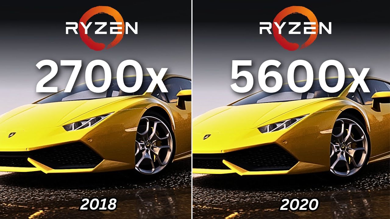 Ryzen 7 2700x vs Ryzen 5 5600x Tested in Latest Games | 1080p