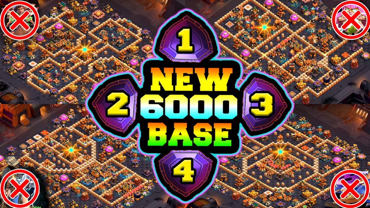 TOP 10 Best TH16 LEGEND BASE LINKS at +6000 Trophies in 2024 | Clash of Clans Base Layouts