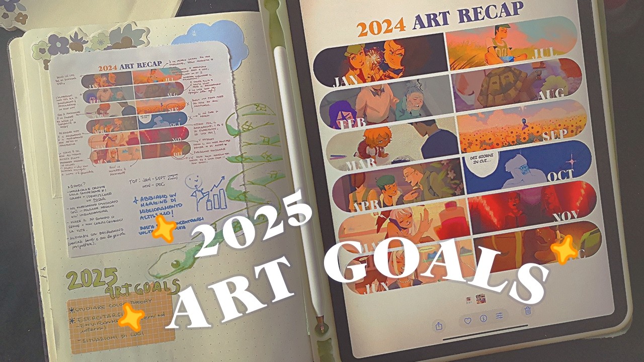 ✨ Making my 2025 ART GOALS ✨