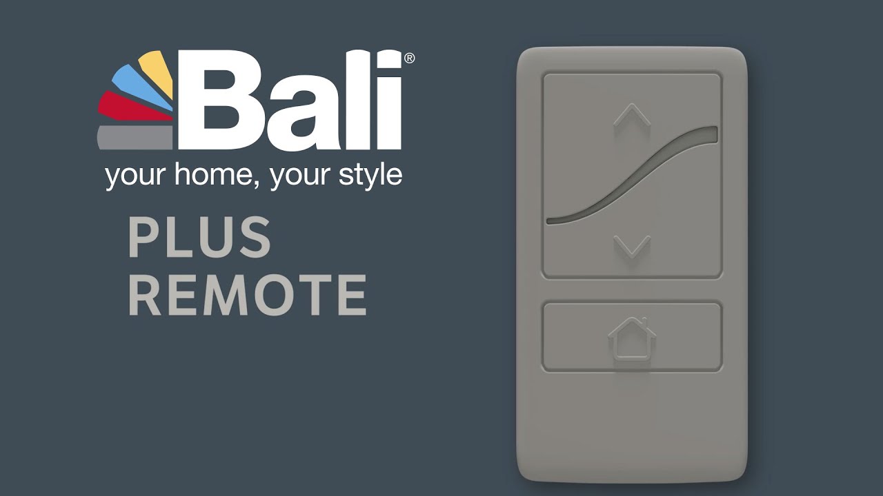 Bali Motorization | Programming a Plus (Three Buttons) Remote