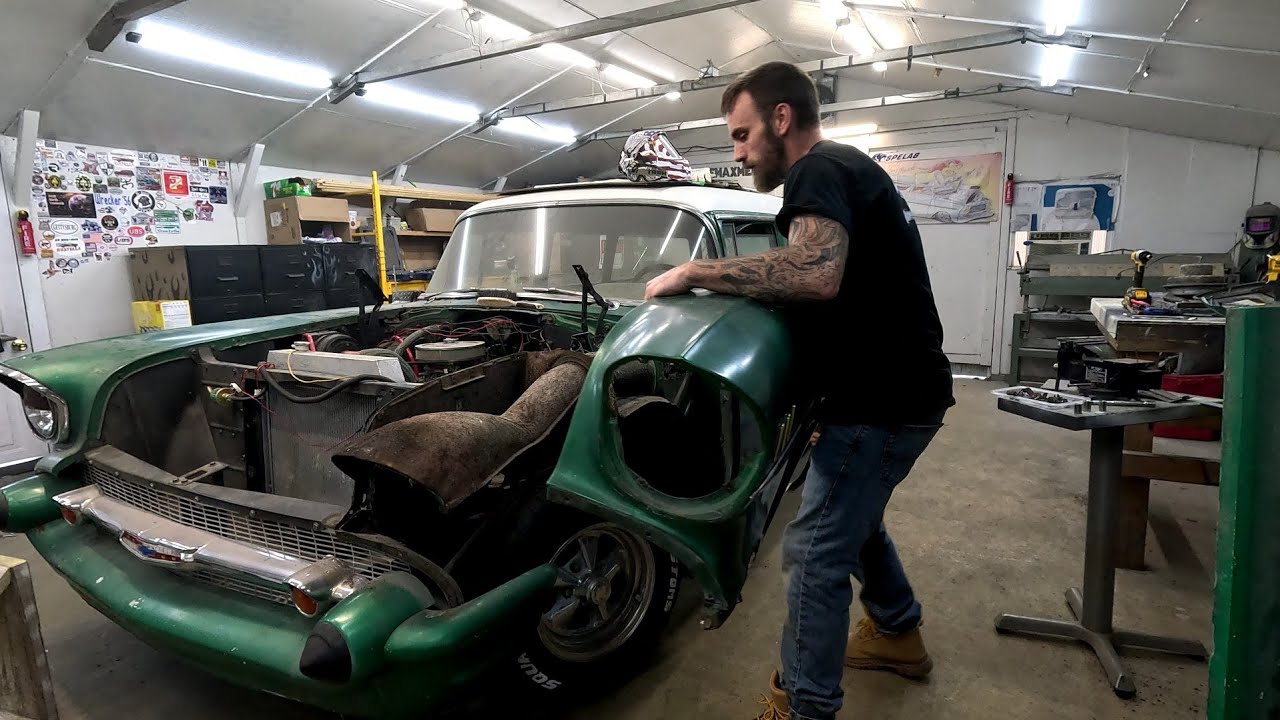 We Started Removing 1957 Chevy Fenders… Then Found THIS | Is It Still Saveable?