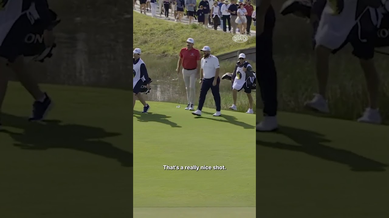 Keegan Bradley&rsquo;s GUTSY 5-iron at the Skins Game