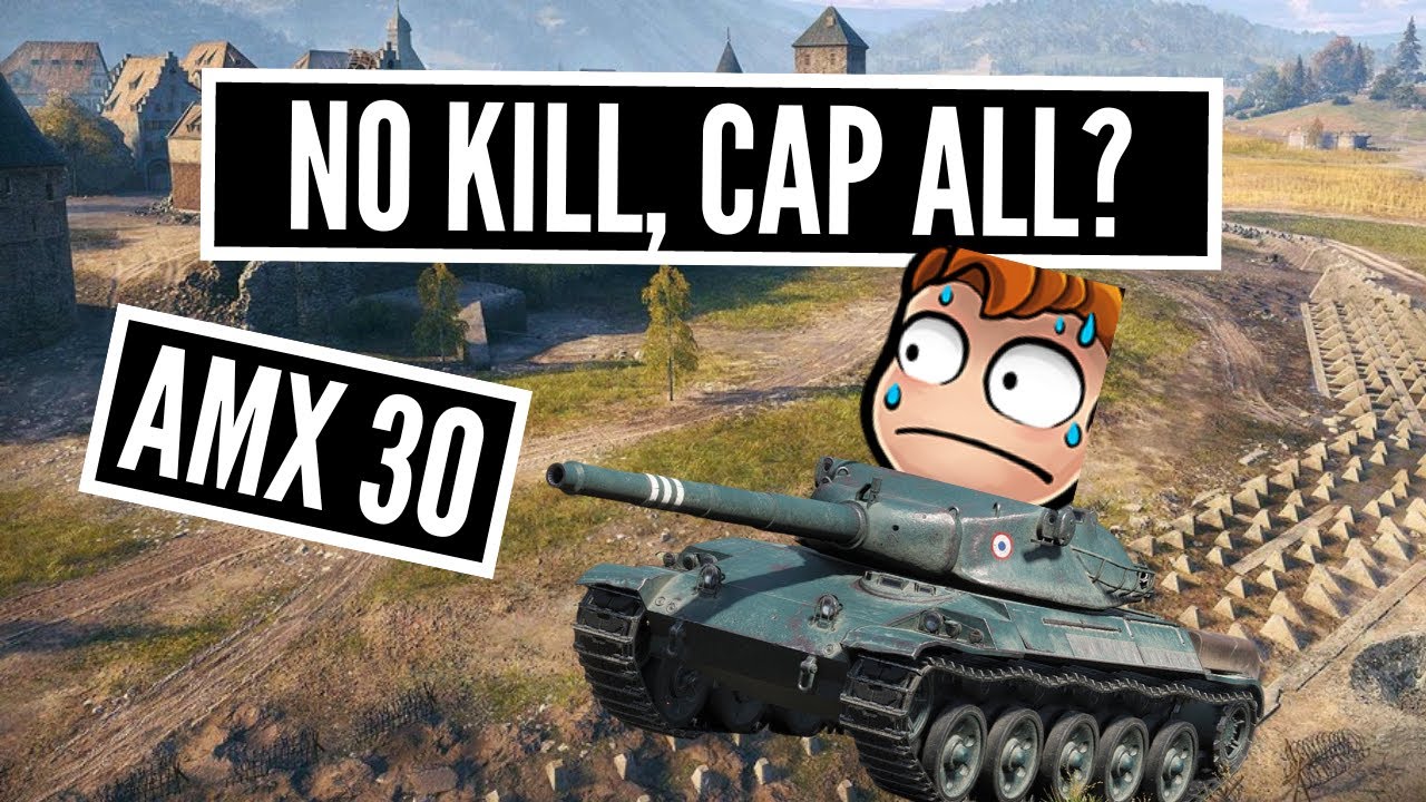 AMX 30 @ Siegfried line - No kill, cap all!