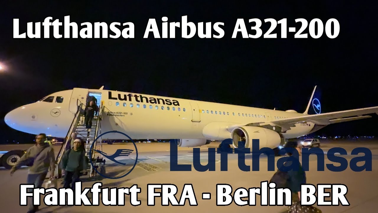 Flight Report | Frankfurt FRA 🇩🇪 ➞ Berlin BER 🇩🇪 | Lufthansa Airbus A321 | Frankfurt 2025
