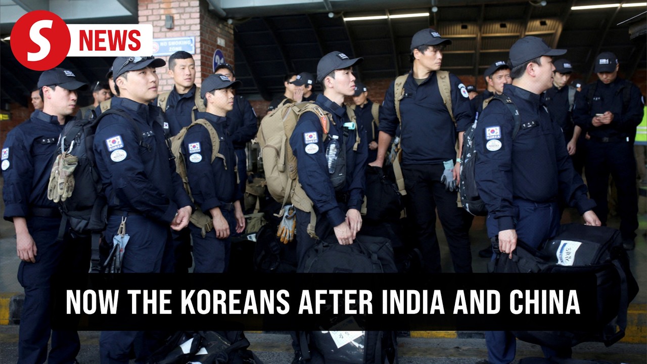 Now, the Korean rescue team is in Nepal with advanced search duties