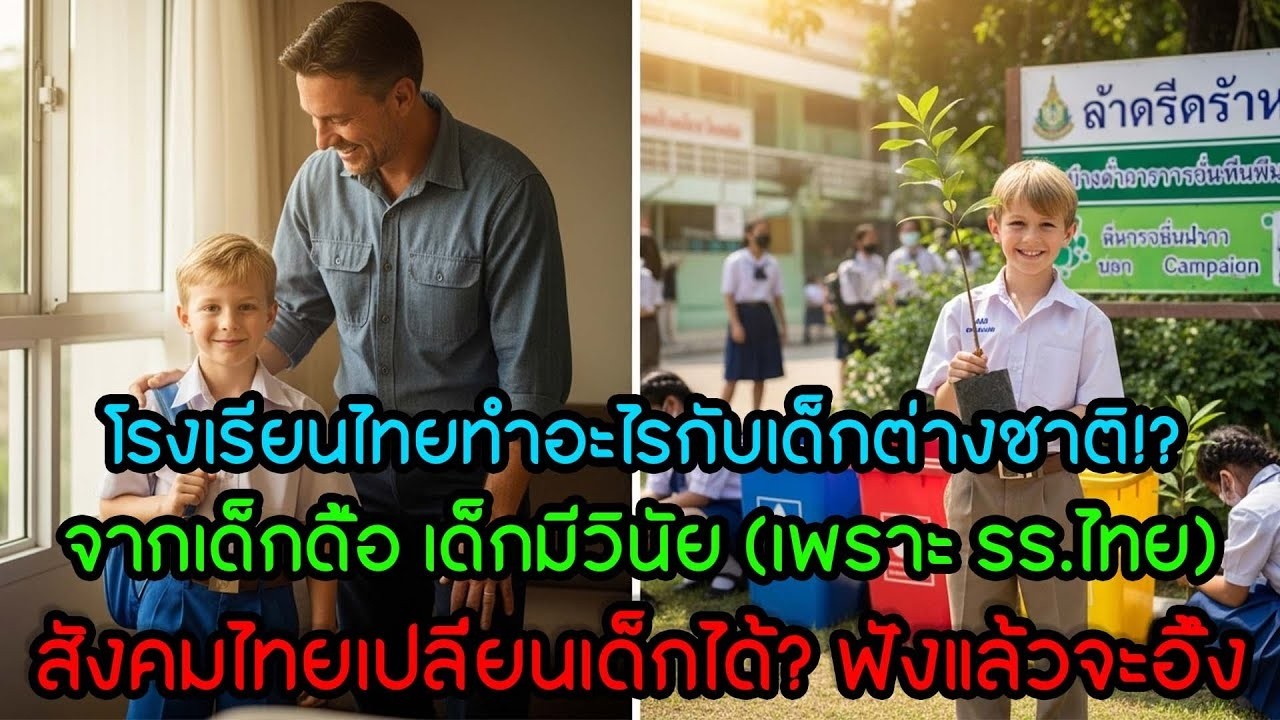 เรื่องจริง  ลูกผมเปลี่ยนไปจนแทบจำไม่ได้ ขอบคุณครูไทย