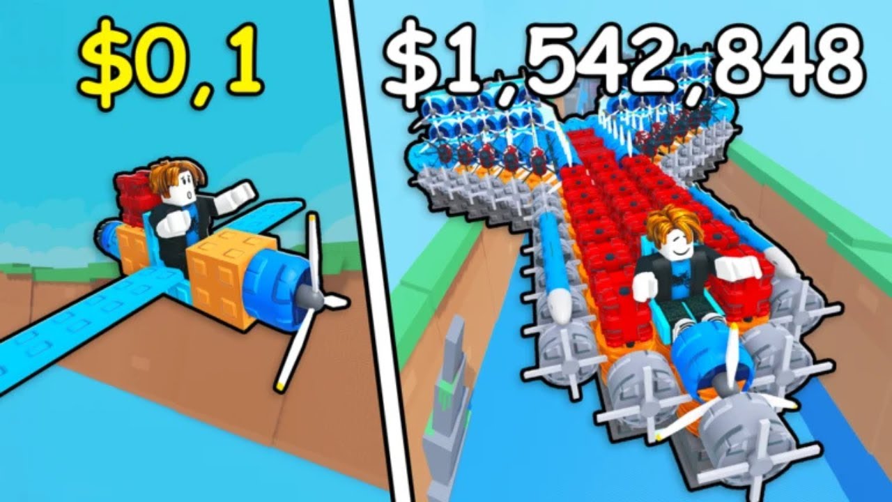 Je construis le meilleur avion sur Roblox !