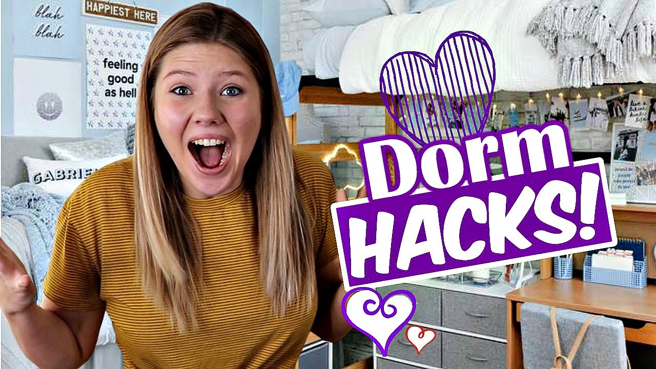 College Dorm Room Life Hacks | Totally Taylor
