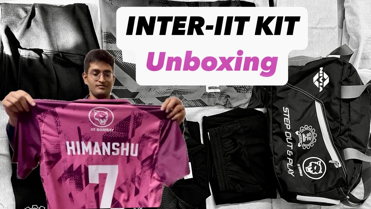 What's inside INTER-IIT KIT | UNBOXING video | IIT Bombay | #unboxing #cricket #iit #jee #jeemains