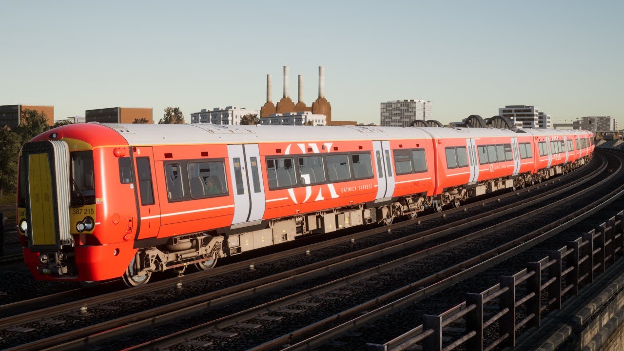 Gatwick Express from London Victoria in the Class 387 on the Brighton Main Line | Train Sim World 3