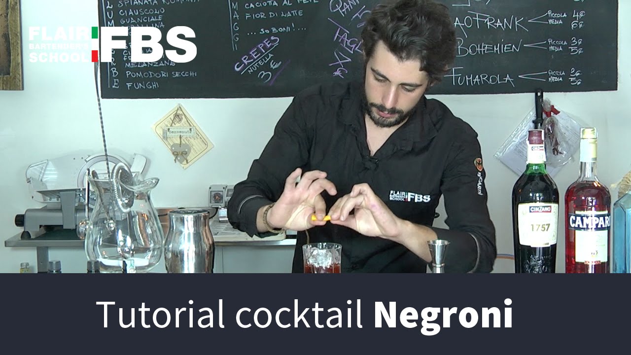 Negroni Cocktail Tutorial - Come prepapare un ottimo Negroni | Cocktail for you by FBS