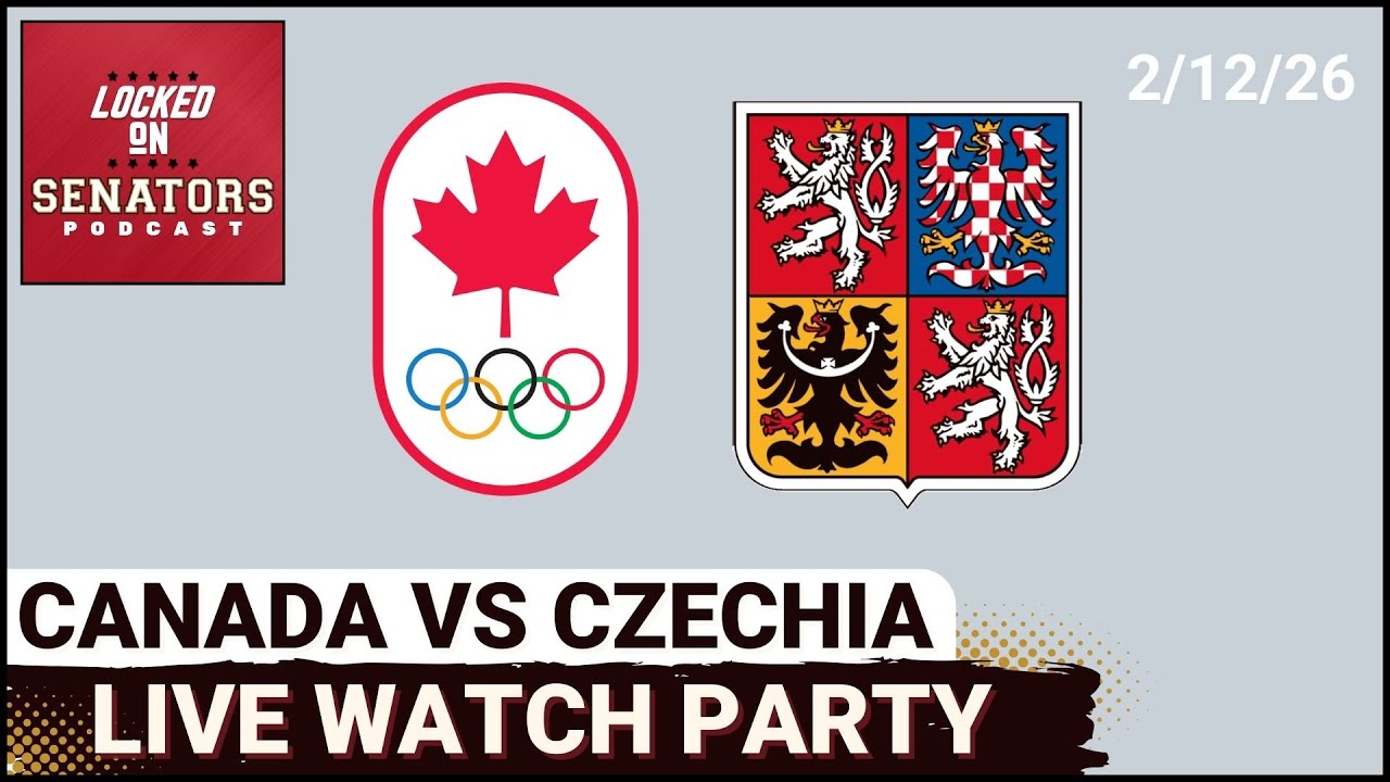 LIVE: Canada vs Czechia Men's Hockey - 2026 Olympics Watch Party - February 12, 2026