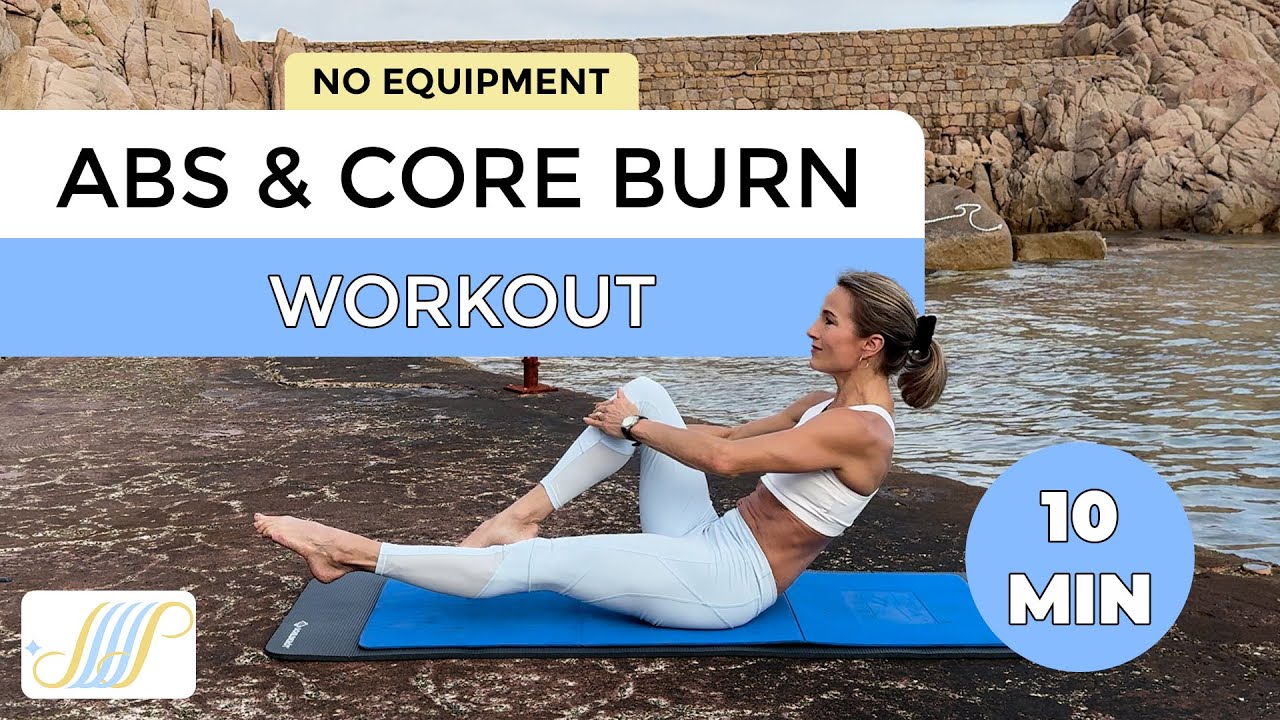 Abs & Core Burn WORKOUT - No Equipment // 10 MIN