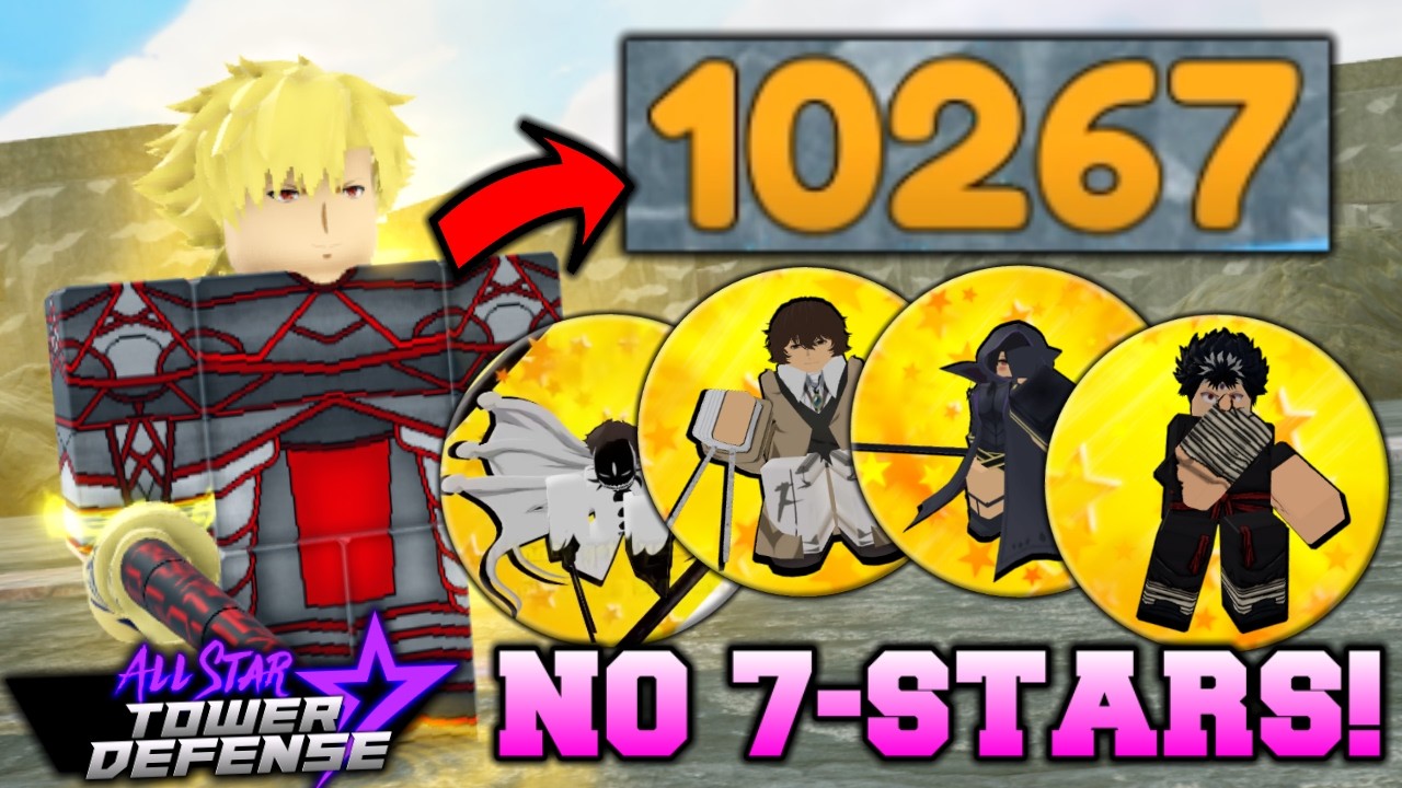 How To Get 10k+ Seconds Ft. 6 Star Gilgamesh (No 7-Stars!) | All Star Tower Defense Roblox