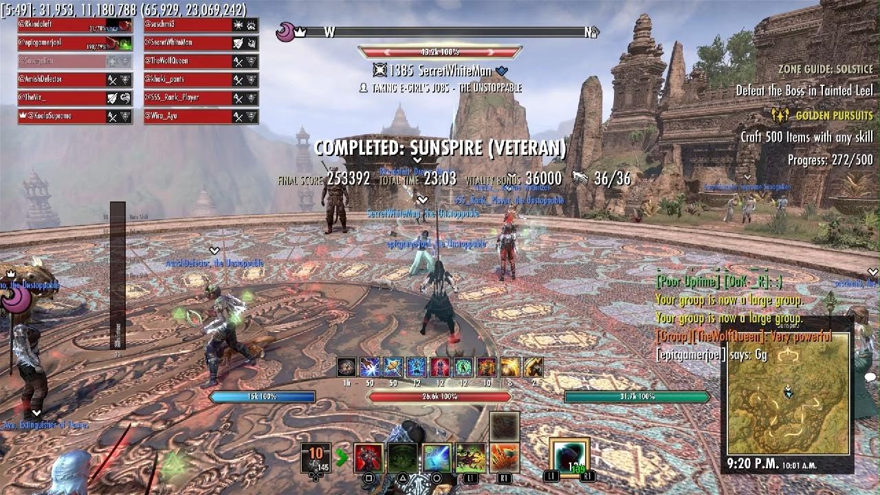 ESO Godslayer U46 Portal DPS