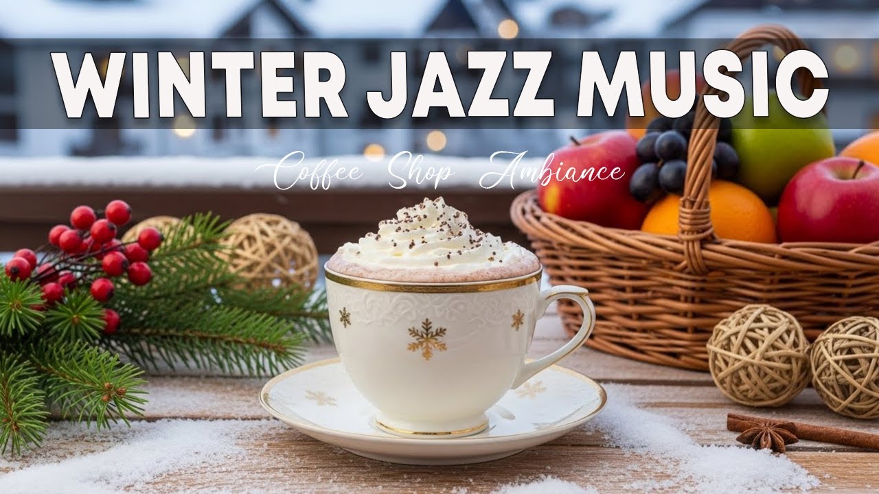 Winter Jazz Music 🎶Relaxing Bossa Nova Instrumental and Relaxing Jazz Cafe Music for Happy Day