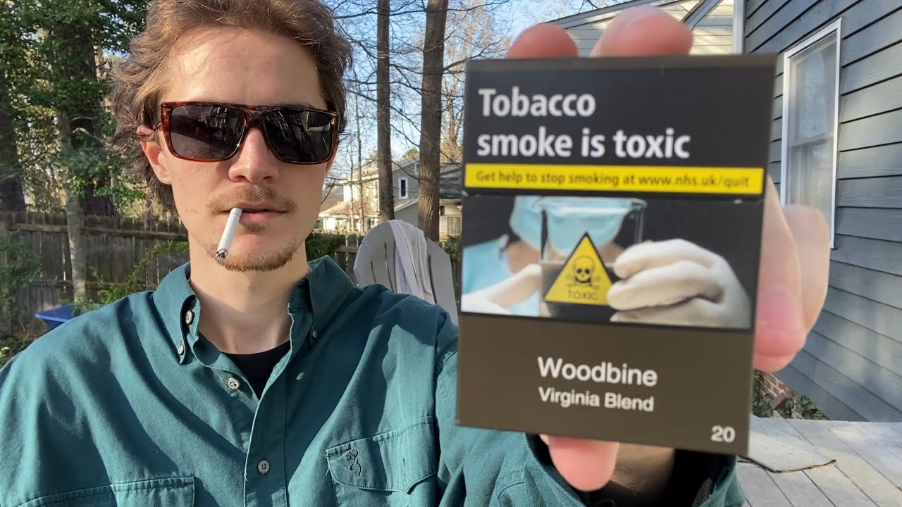 Smoking a Woodbine Unfiltered Cigarette - Review