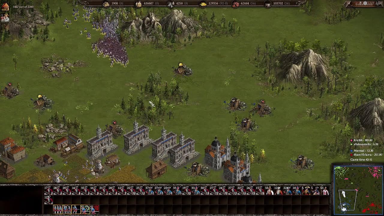 Cossacks 3 live Maresal tham1firlama vs Kral Konos