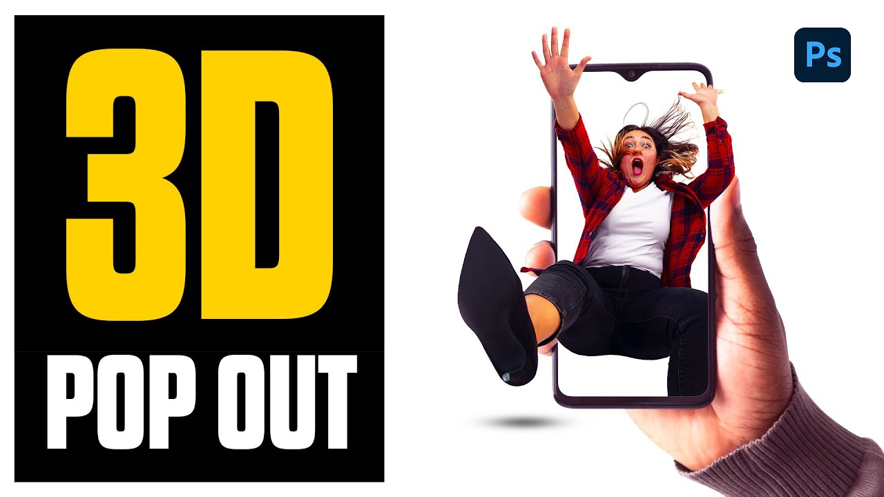 Эффект 3D POP OUT в Photoshop за 1 МИНУТУ