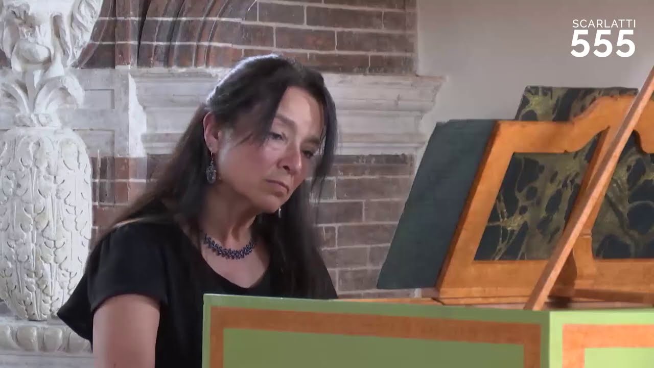Scarlatti : Sonate pour clavecin en ré mineur K 516 LS 12, par Carole Cerasi - #Scarlatti555