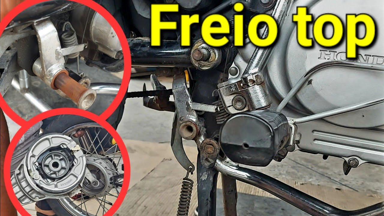 Essa parte do freio ninguém nunca limpa por isso o FREIO fica pesado, travando, barulho