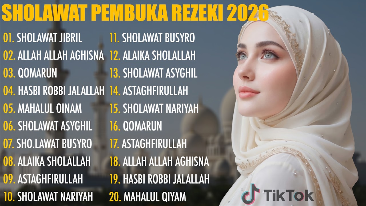 SHOLAWAT JIBRIL PEMBUKA REZEKI 2026 | SHOLAWAT NABI MERDU MENYENTUH HATI