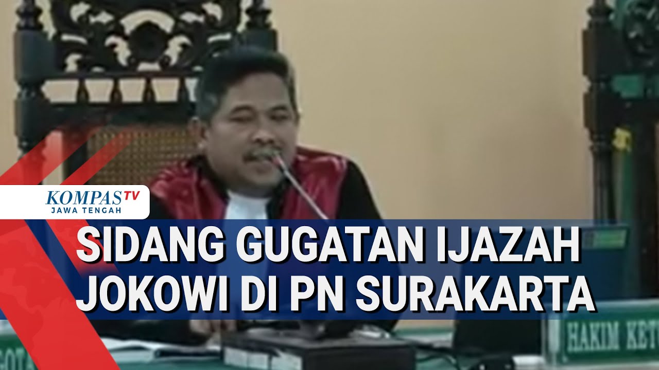 Sidang Gugatan Ijazah Jokowi di PN Surakarta