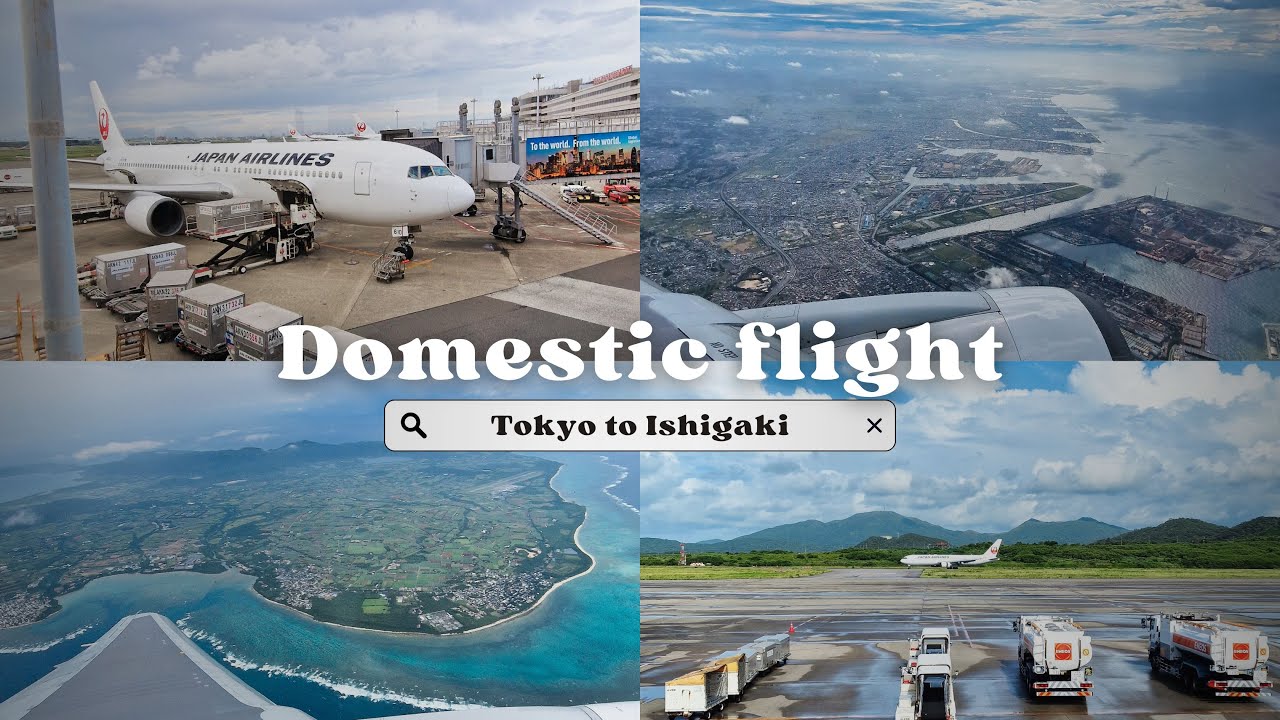 We flew from Tokyo Haneda to Ishigaki with JAL (Japan domestic flight)