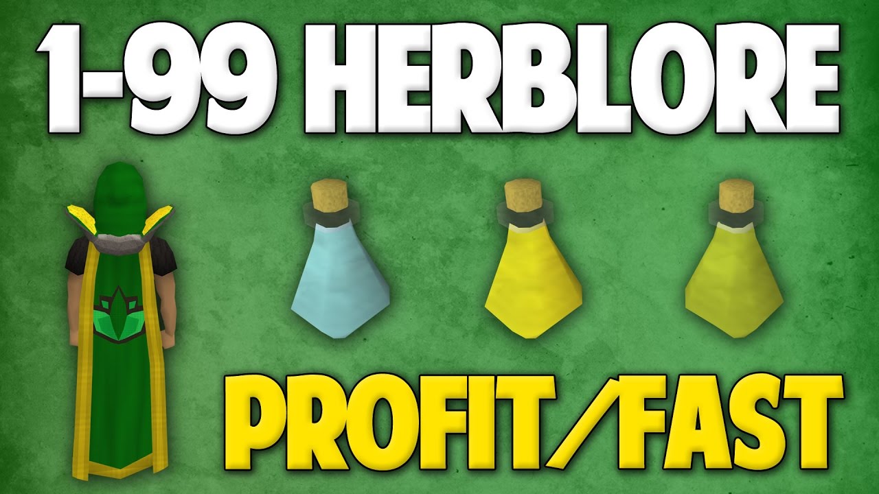 Runescape (RS3) 1-99 Herblore Guide