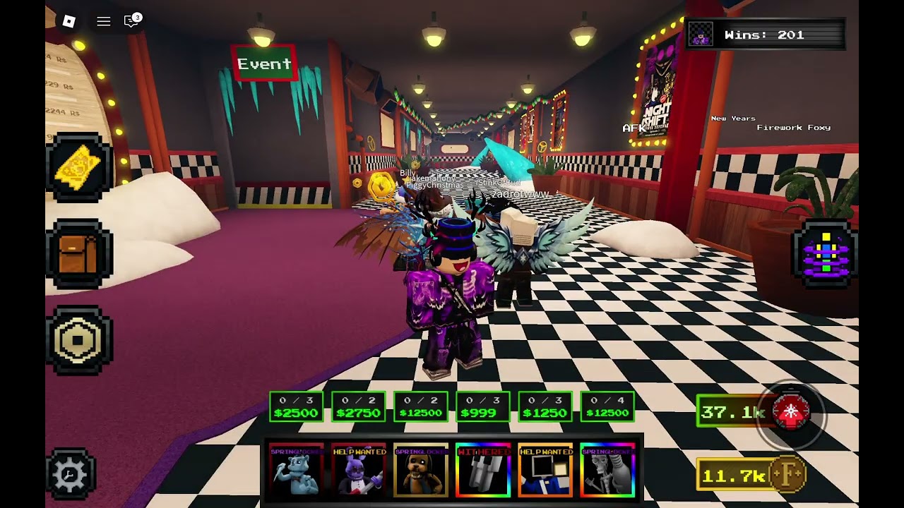 Roblox FNAF | NightShift TD | I got NOTHING from the new years Boss!! [Part 4]