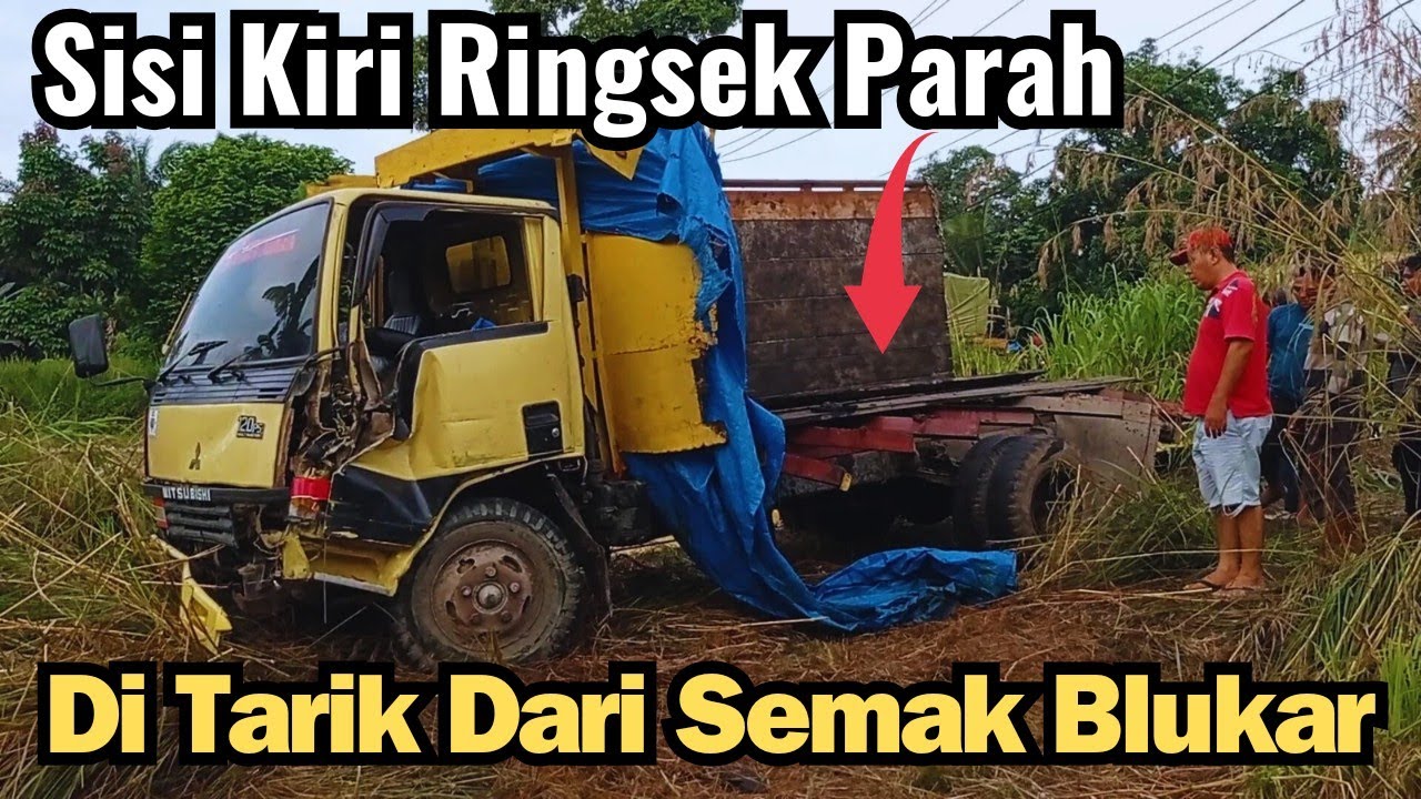 Evakuasi Truk Col Diesel Masuk Jurang, Karna Pickup Terlalu Memaksa Mendahului Truk Dari Tikungan