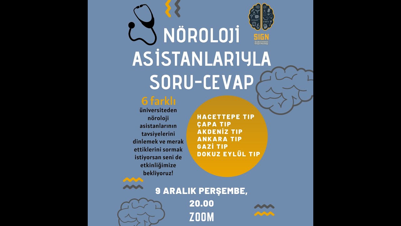 Nöroloji Asistanlarıyla Soru Cevap Etkinliği