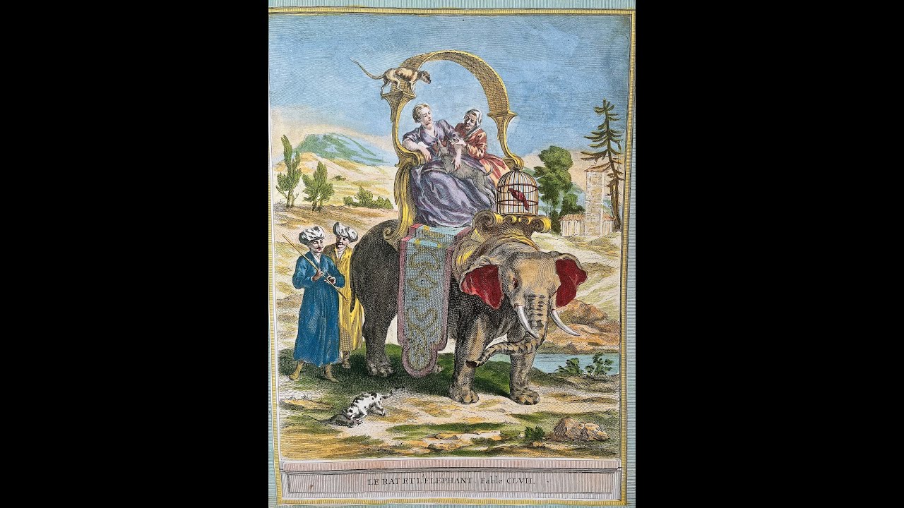 Le Rat et l'Éléphant - Jean de La Fontaine - par Thierry Péteau