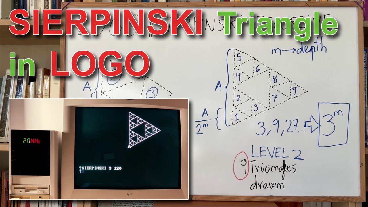 SIERPINSKI Triangle in LOGO
