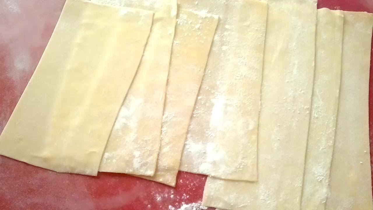 Feuilles de Lasagne / Lasagna Sheets / طريقة تحضير و طهي صفائح عجينة اللازانيا
