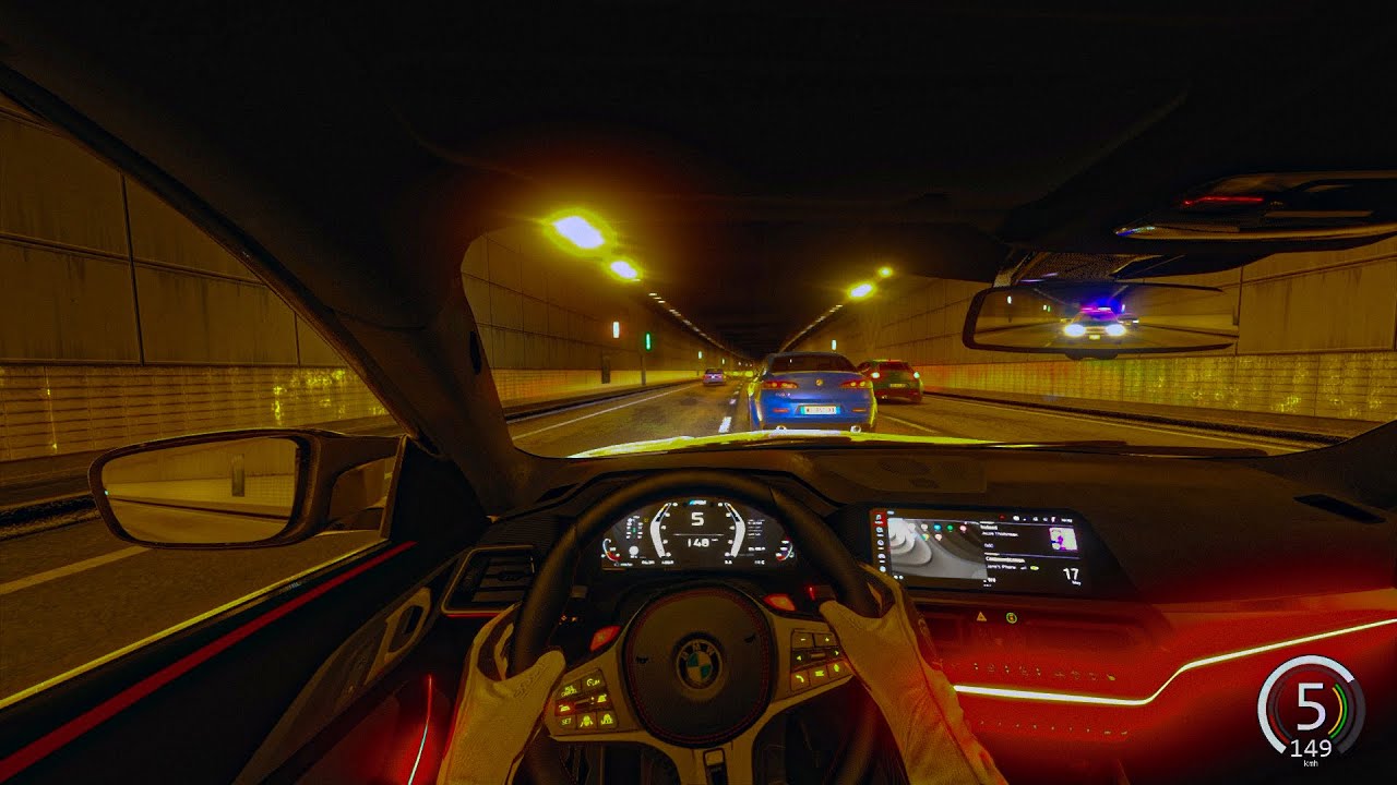 BMW (POV) Night Drive &ndash; Assetto Corsa | 4K Ultra Graphics