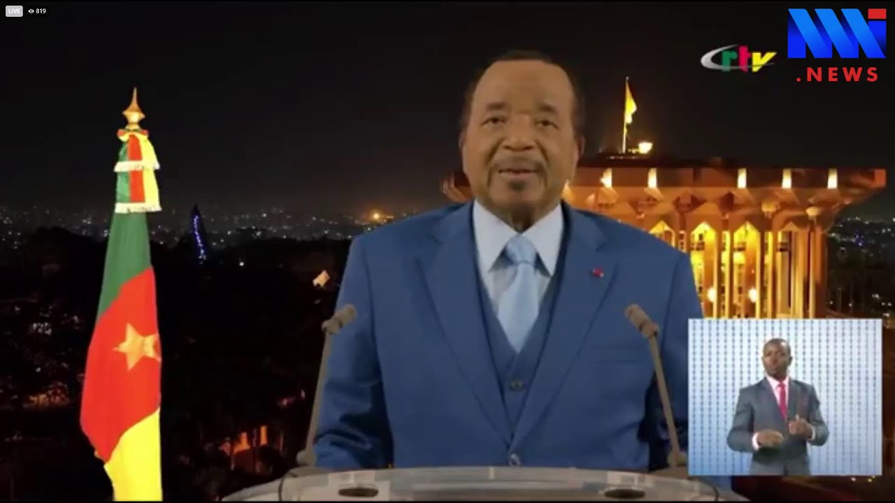 Paul Biya Addresses Cameroon on New Year's Eve