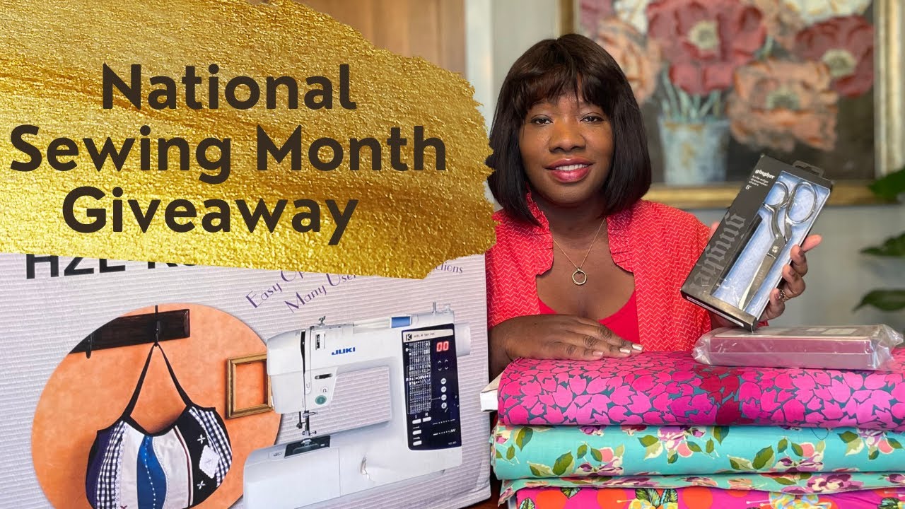 Announcing My National Sewing Month Giveaway - You Could WIN #sewing