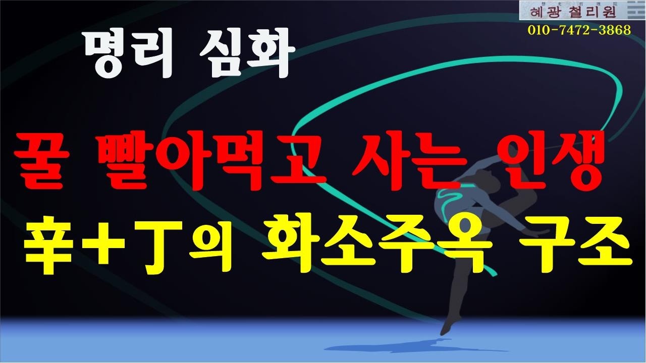 #명리심화-꿀 빨아먹고 사는 인생(辛금이 丁화를 보는 구조)