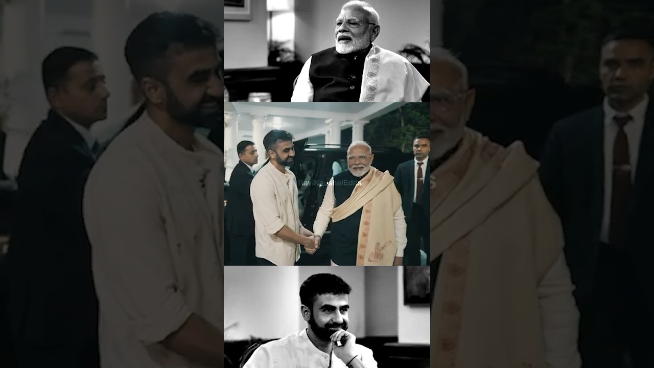Nikhil Kamath and PM Modi | Modi Podcast #nikhilkamath #pmmodi #modiinterview #shorts