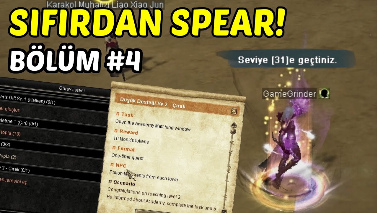 Sıfırdan Spear Serisine Başladık! | Bölüm #4 | Silkroad Online - HEBE