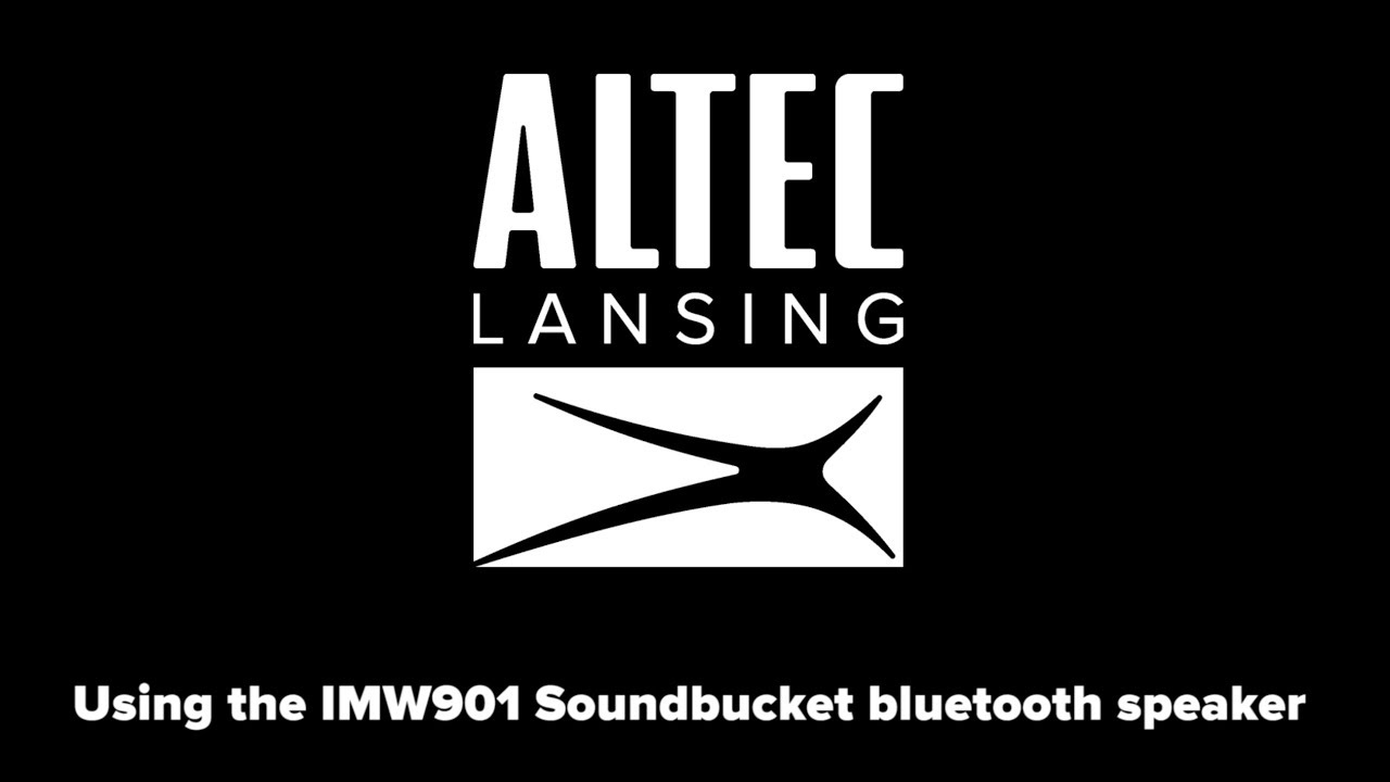 Using the IMW901 SoundBucket Bluetooth Party Speaker