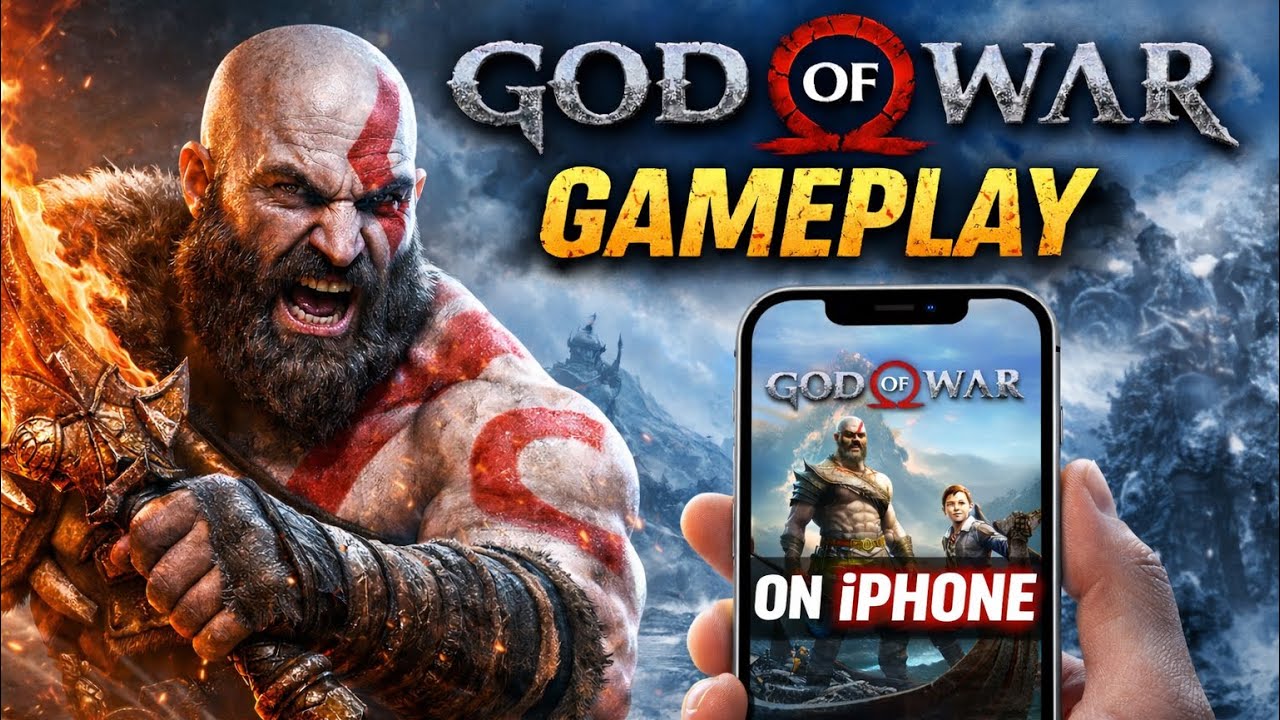 iPhone Par God of War 😱 | Full Gameplay 📲 #godofwar #godofwarmobile 