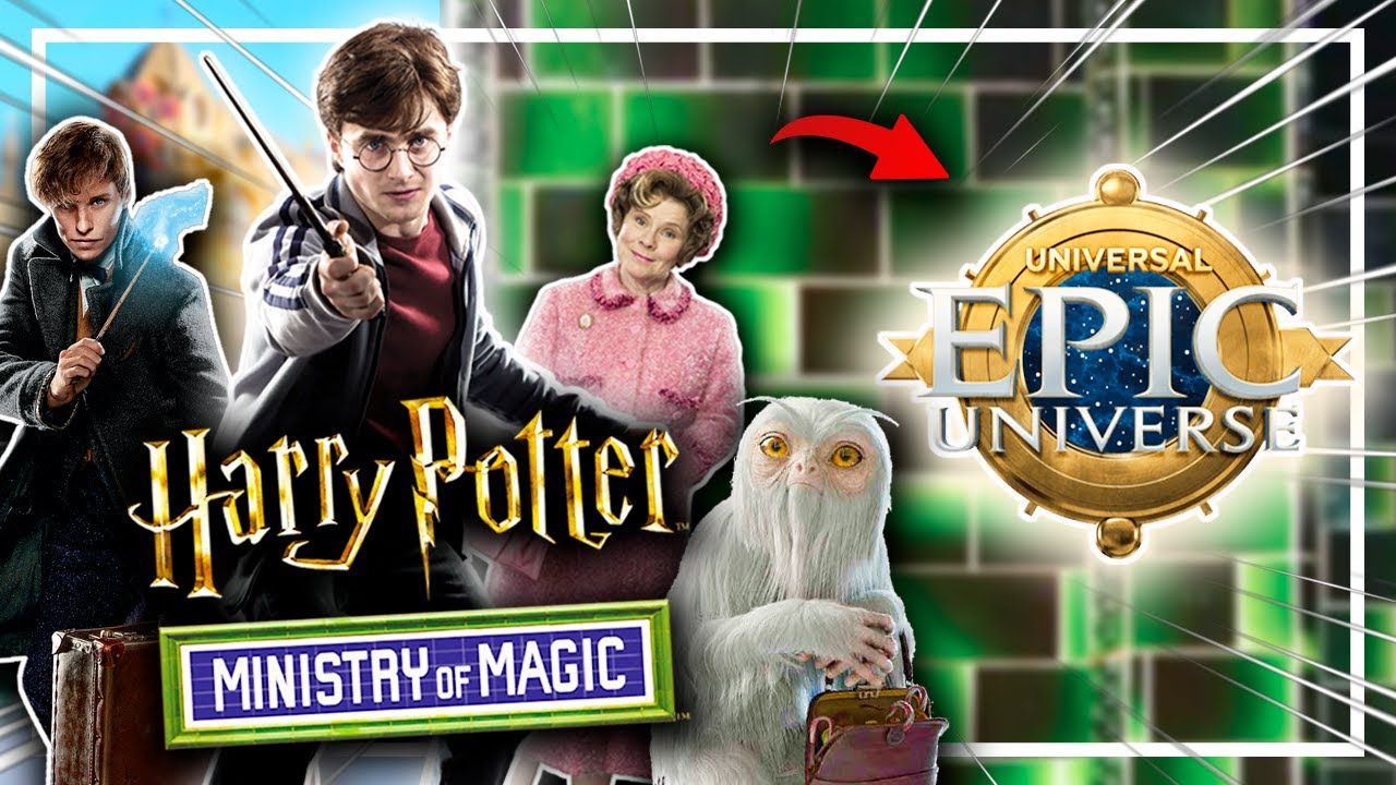 Asi es el NUEVO parque de HARRY POTTER y el Ministerio de Magia !! (EPIC UNIVERSE)