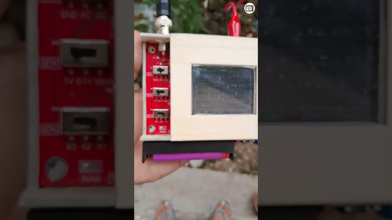 How To Make Case For DSO138 Digital Oscilloscope - How To Measure DC in DSO - Gyan Unboxer TV